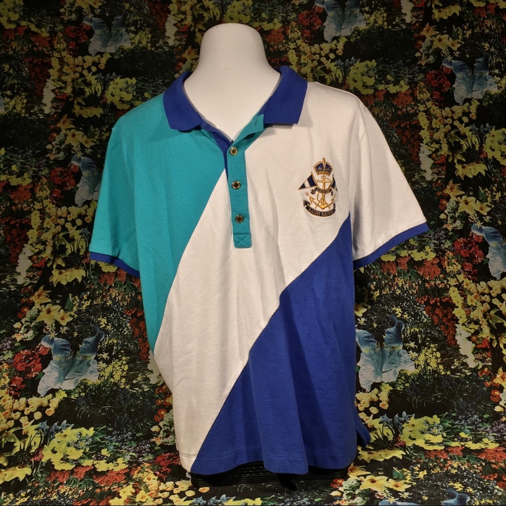 Lauren Ralph Lauren Tricolor Polo